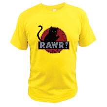 Load image into Gallery viewer, Funny Tee Shirt "Rawr Cat" 100% Cotton