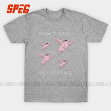 Load image into Gallery viewer, Don't Stop Believing Flying Pigs Funny T Shirt