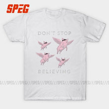 Load image into Gallery viewer, Don't Stop Believing Flying Pigs Funny T Shirt