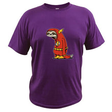 Load image into Gallery viewer, Sloth The Flash 100% Cotton Tee Shirt