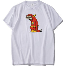 Load image into Gallery viewer, Sloth The Flash 100% Cotton Tee Shirt