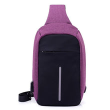 Cargar imagen en el visor de la galería, Anti Theft Backpack, USB Rechargeable Crossbody Bag