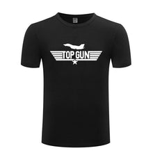 Load image into Gallery viewer, Flight School Top Gun Tee Shirt 100% Cotton