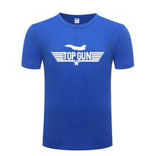 Load image into Gallery viewer, Flight School Top Gun Tee Shirt 100% Cotton