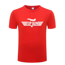 Load image into Gallery viewer, Flight School Top Gun Tee Shirt 100% Cotton