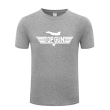 Load image into Gallery viewer, Flight School Top Gun Tee Shirt 100% Cotton