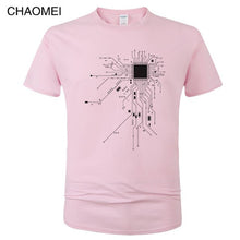 Load image into Gallery viewer, Unisex Funny CPU Circuit Diagram T Shirt