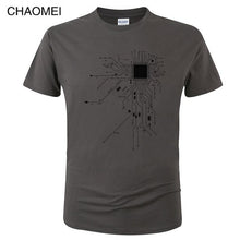 Load image into Gallery viewer, Unisex Funny CPU Circuit Diagram T Shirt