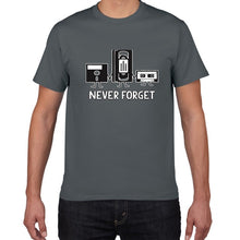 Cargar imagen en el visor de la galería, Funny "Never Forget" Various Music Graphics Tees