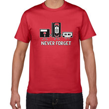 Cargar imagen en el visor de la galería, Funny "Never Forget" Various Music Graphics Tees