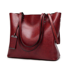 Load image into Gallery viewer, High Quality Pu Leather Tote shoulder bag