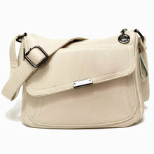 Cargar imagen en el visor de la galería, Genuine Quality Leather Luxury Handbags, multi-pocket Crossbody Shoulder Bags