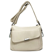 Cargar imagen en el visor de la galería, Genuine Quality Leather Luxury Handbags, multi-pocket Crossbody Shoulder Bags