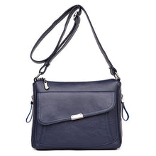 Cargar imagen en el visor de la galería, Genuine Quality Leather Luxury Handbags, multi-pocket Crossbody Shoulder Bags