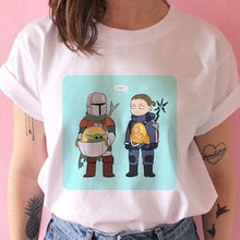 Load image into Gallery viewer, The Mandalorian/Baby Yoda Tee Shirts 100% Cotton