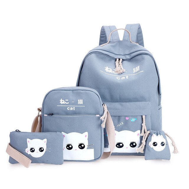 DIOMO 4pcs/Set Backpack