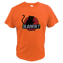 Cargar imagen en el visor de la galería, Funny Tee Shirt &quot;Rawr Cat&quot; 100% Cotton
