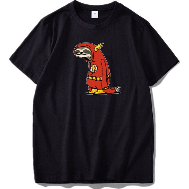 Sloth The Flash 100% Cotton Tee Shirt