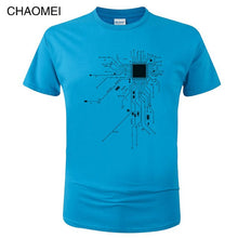 Charger l&#39;image dans la galerie, Unisex Funny  CPU Circuit Diagram T Shirt
