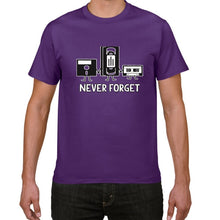 Lade das Bild in den Galerie-Viewer, Funny &quot;Never Forget&quot; Various Music Graphics Tees
