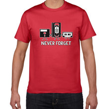 Lade das Bild in den Galerie-Viewer, Funny &quot;Never Forget&quot; Various Music Graphics Tees
