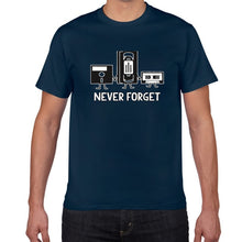 Lade das Bild in den Galerie-Viewer, Funny &quot;Never Forget&quot; Various Music Graphics Tees
