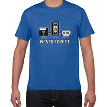 Lade das Bild in den Galerie-Viewer, Funny &quot;Never Forget&quot; Various Music Graphics Tees
