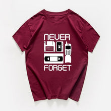 Lade das Bild in den Galerie-Viewer, Funny &quot;Never Forget&quot; Various Music Graphics Tees
