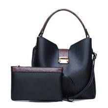 Load image into Gallery viewer, Hight Quality Pu Leather Tote Handbag and Clutch set
