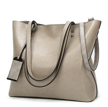 Load image into Gallery viewer, High Quality Pu Leather Tote shoulder bag
