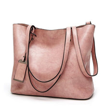 Load image into Gallery viewer, High Quality Pu Leather Tote shoulder bag
