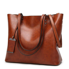 Load image into Gallery viewer, High Quality Pu Leather Tote shoulder bag
