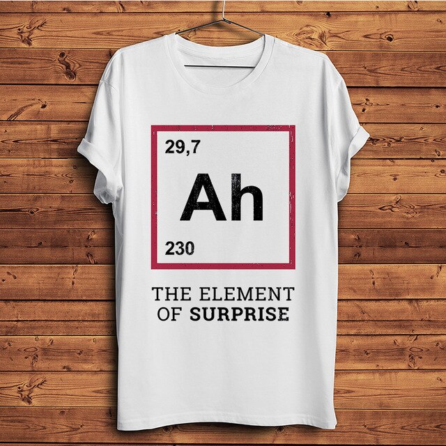 Ah the element of surprise funny Tee