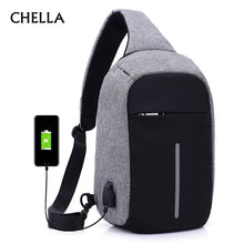 Lade das Bild in den Galerie-Viewer, Anti Theft Backpack, Usb Rechargeable Shoulder Backpack
