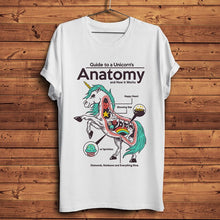 Load image into Gallery viewer, Anatomy of a Unicorn white Tee
