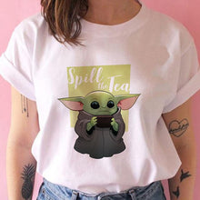 Lade das Bild in den Galerie-Viewer, The Mandalorian/Baby Yoda Tee Shirts 100% Cotton
