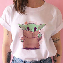 Lade das Bild in den Galerie-Viewer, The Mandalorian/Baby Yoda Tee Shirts 100% Cotton
