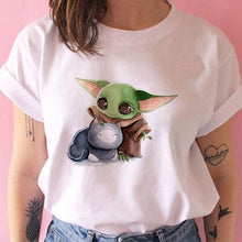 Lade das Bild in den Galerie-Viewer, The Mandalorian/Baby Yoda Tee Shirts 100% Cotton
