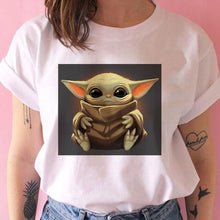 Lade das Bild in den Galerie-Viewer, The Mandalorian/Baby Yoda Tee Shirts 100% Cotton
