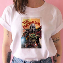 Lade das Bild in den Galerie-Viewer, The Mandalorian/Baby Yoda Tee Shirts 100% Cotton
