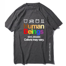 Cargar imagen en el visor de la galería, Human Beings May Vary 100% Cotton Organic T Shirt
