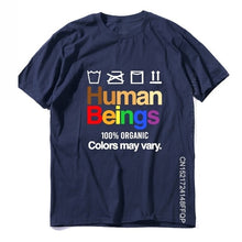 Cargar imagen en el visor de la galería, Human Beings May Vary 100% Cotton Organic T Shirt
