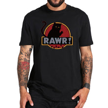 Cargar imagen en el visor de la galería, Funny Tee Shirt &quot;Rawr Cat&quot; 100% Cotton
